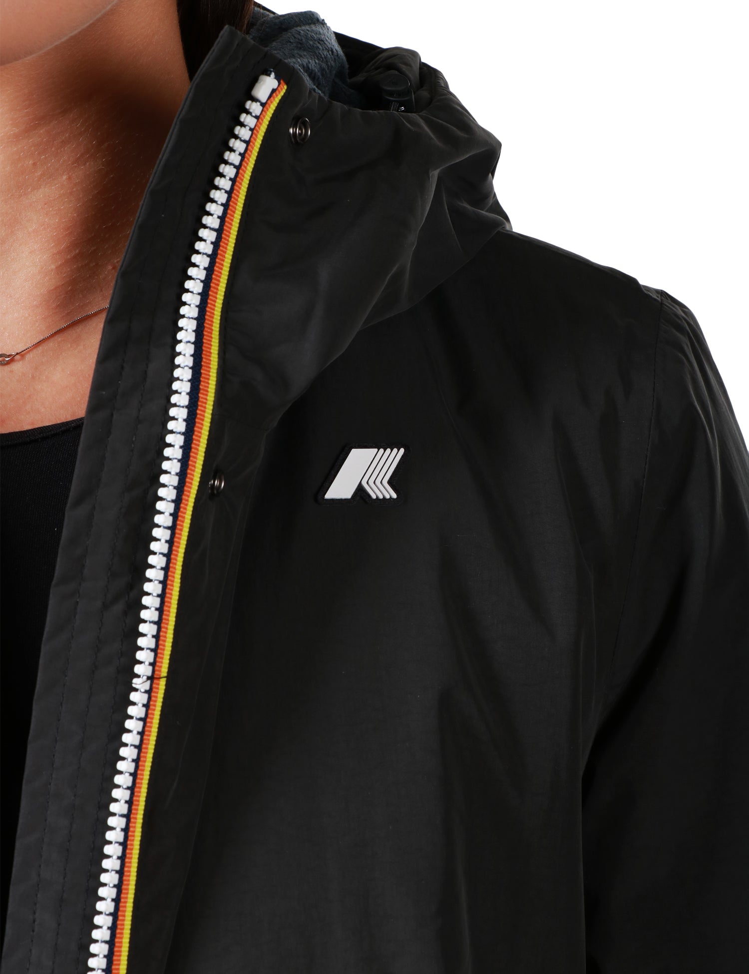 K-Way Giubbotto lungo Donna Mod. K71326W AL8 Nero