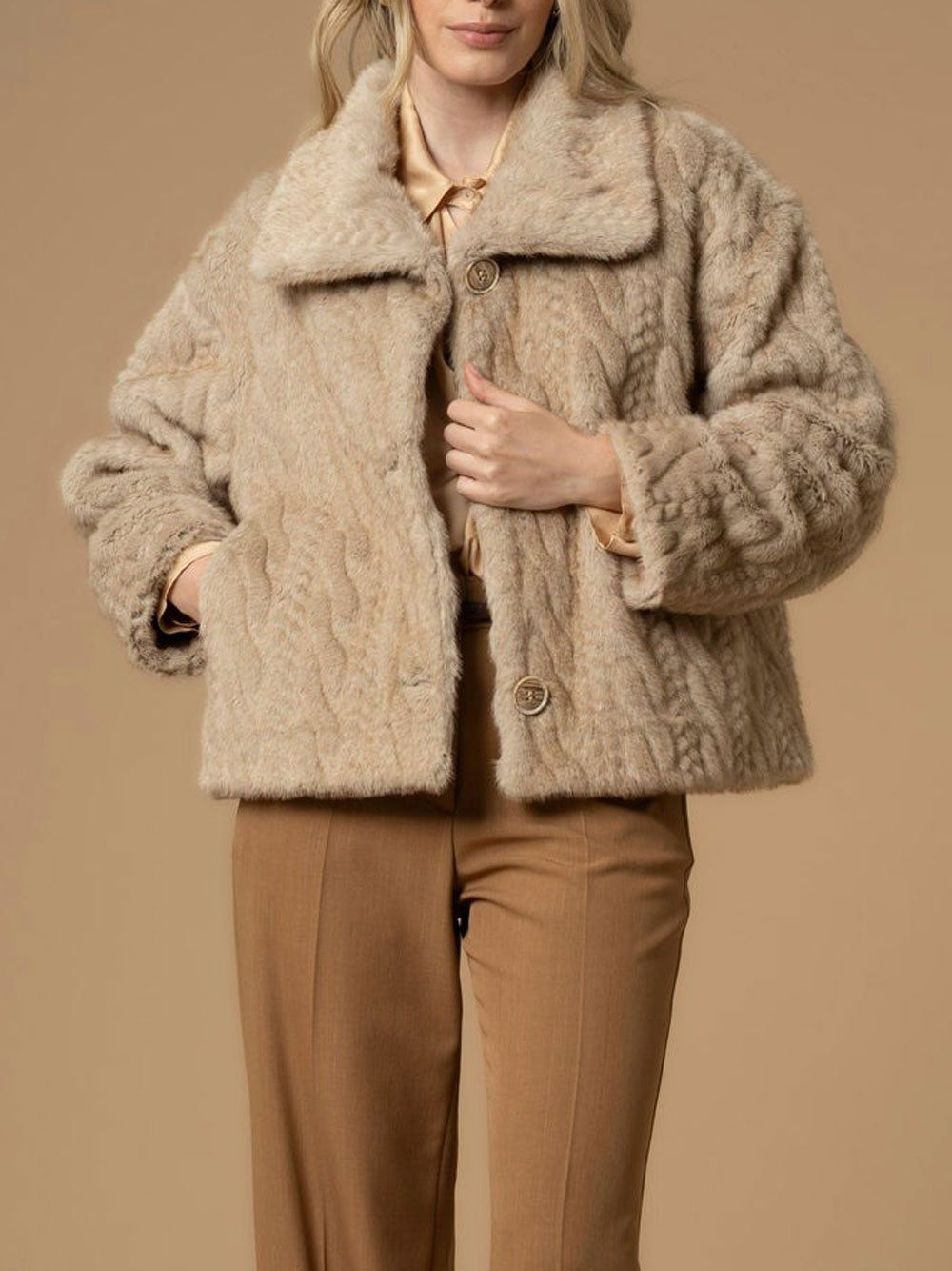 Cappotto Kocca Marielies da Donna - Avorio