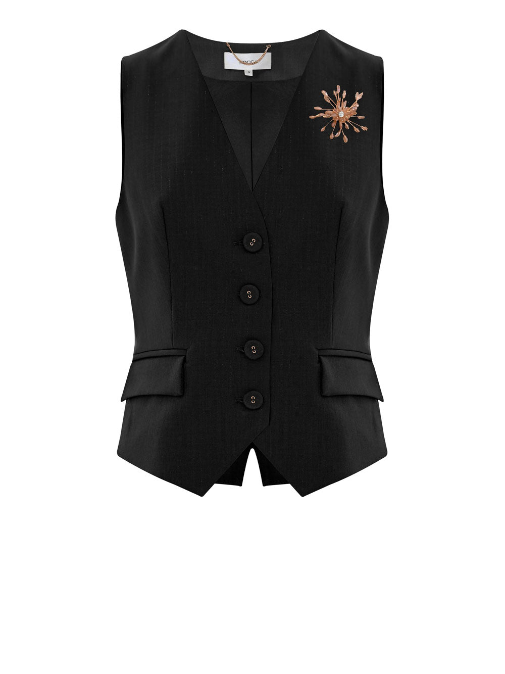 Gilet Kocca Elita da Donna - Nero