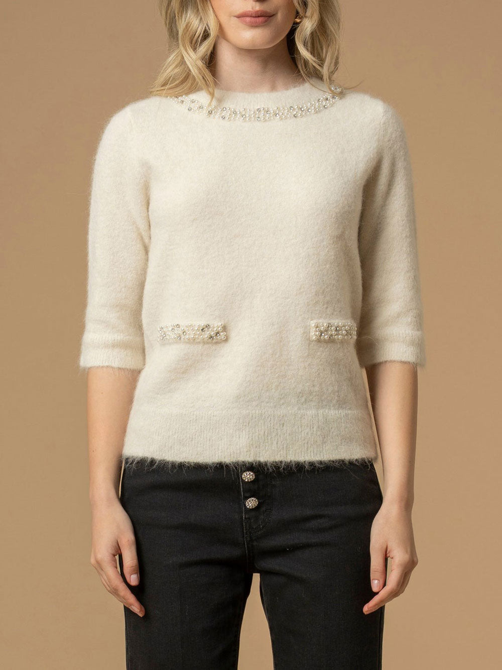 Maglia Kocca Anouska da Donna - Bianco