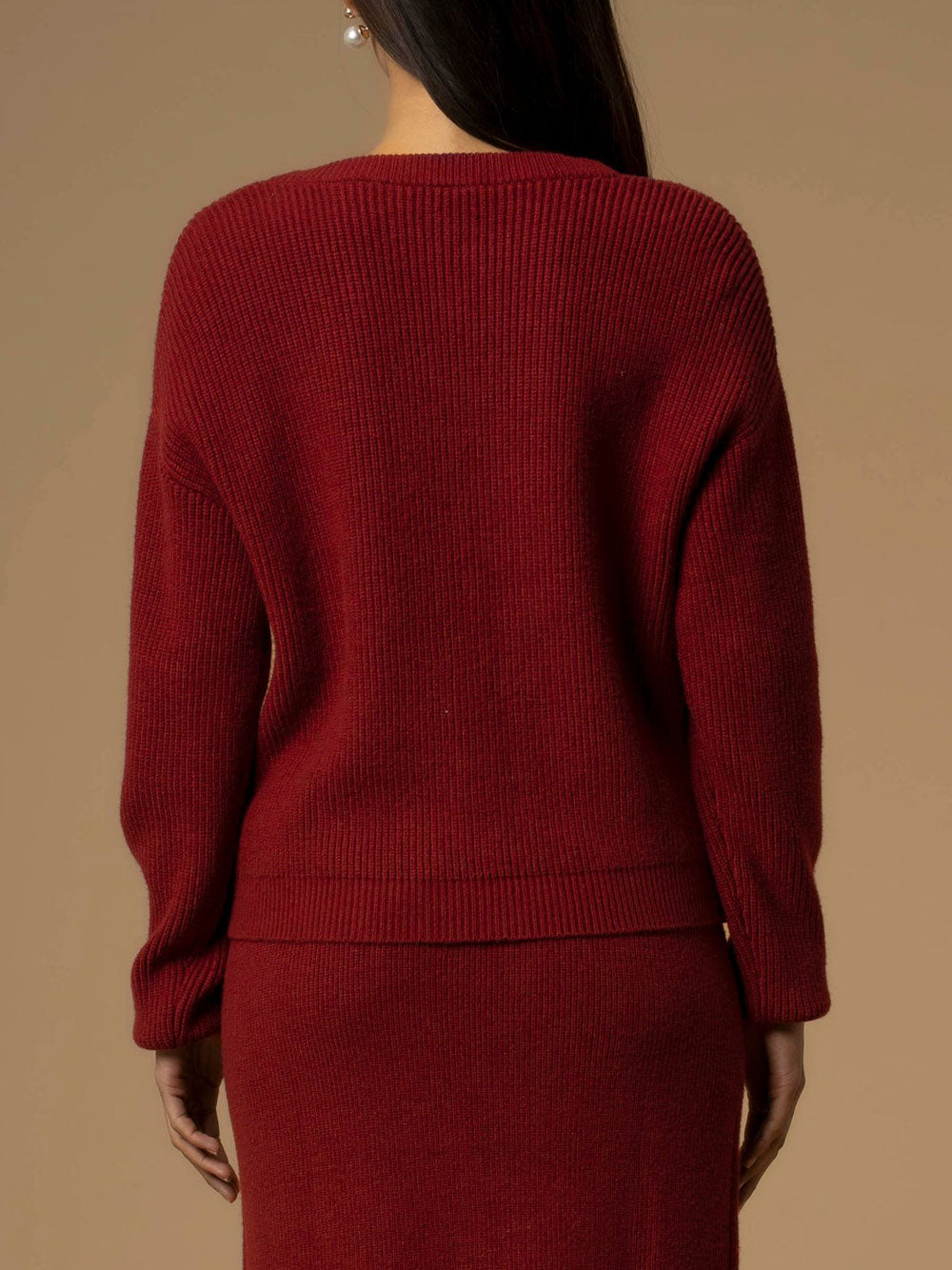 Cardigan Kocca Balbina da Donna - Bordeaux