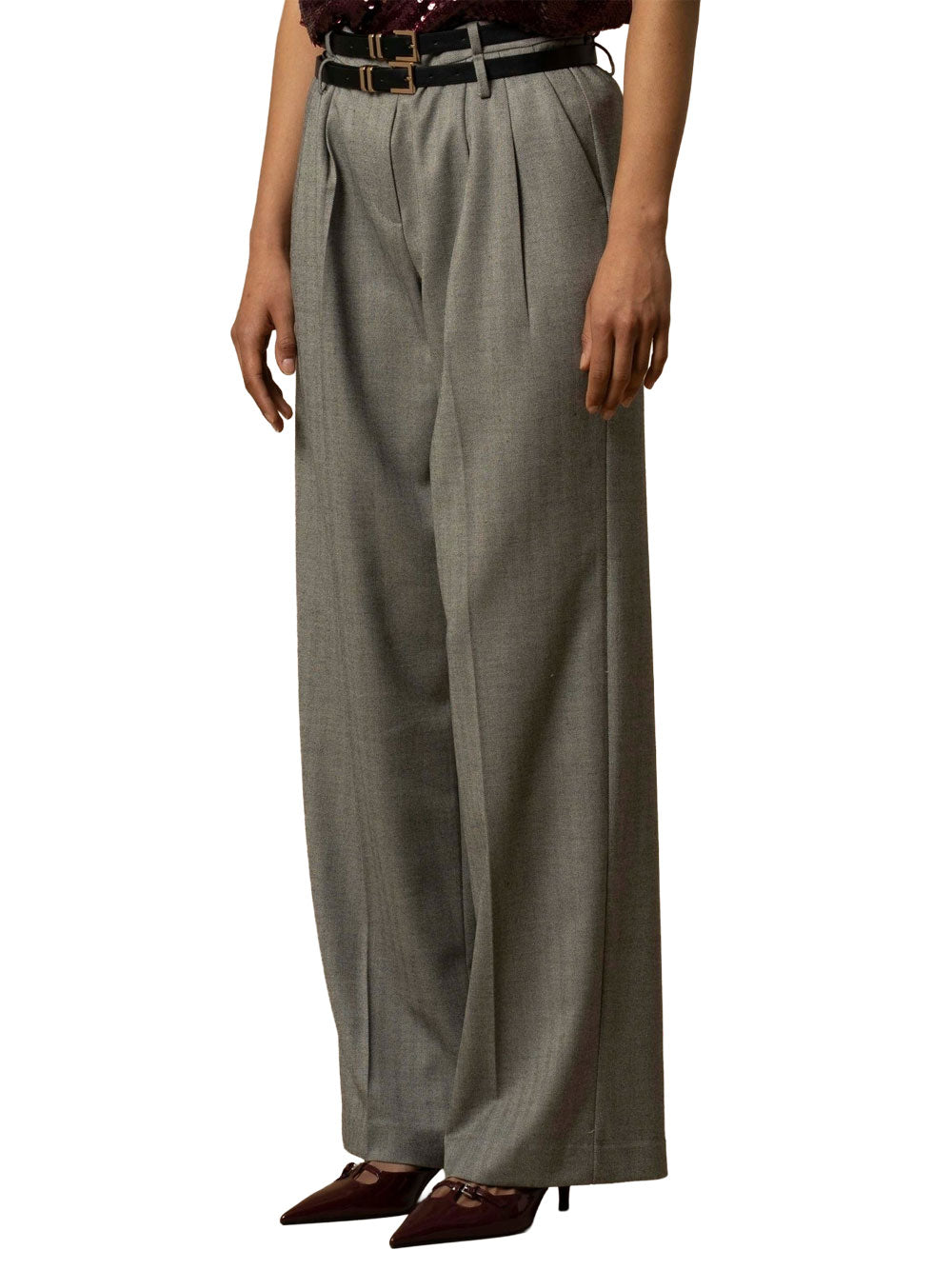 Pantalone Chino Kocca Gregor da Donna - Grigio