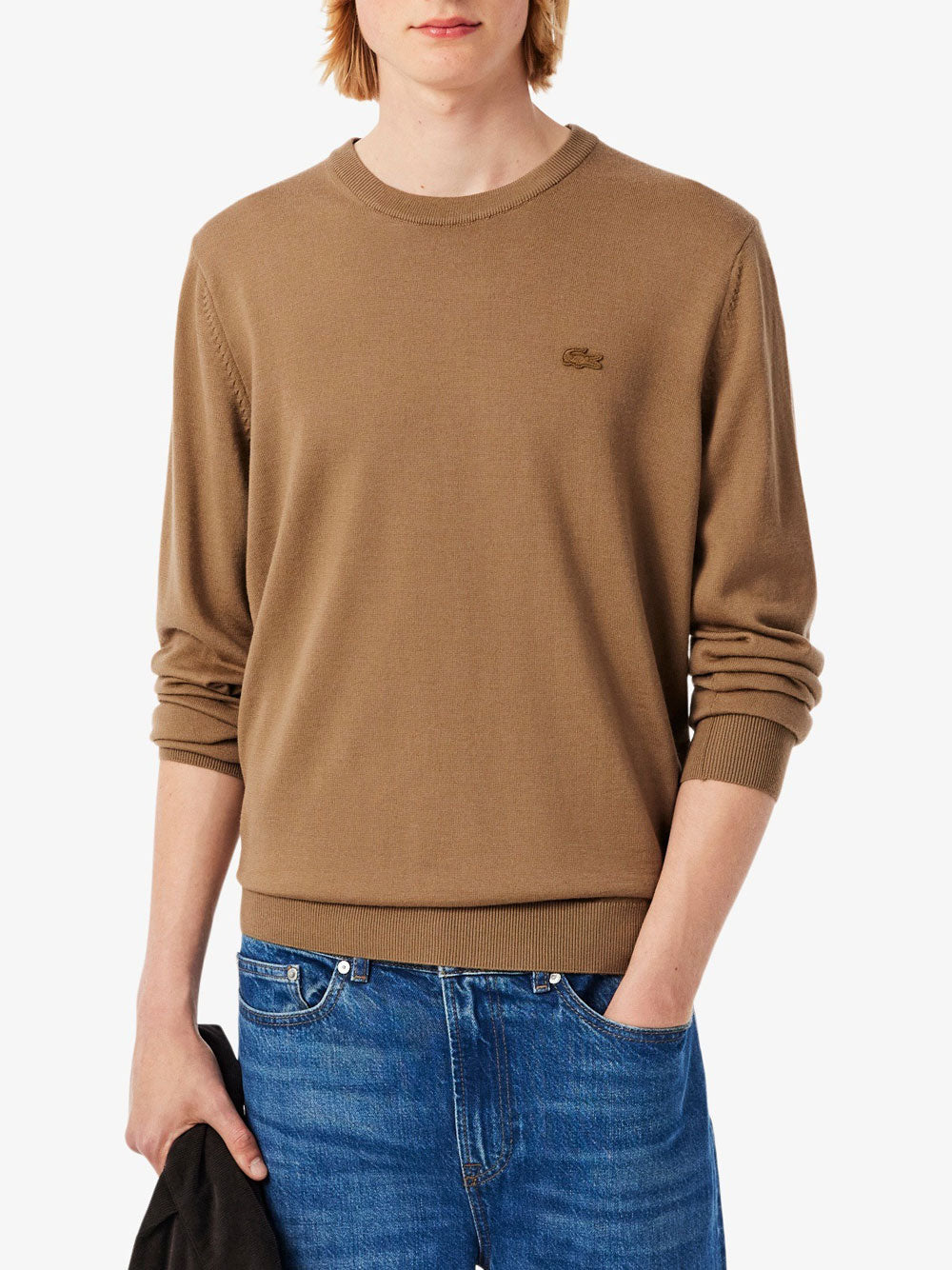 Pullover Lacoste da Uomo - Marrone