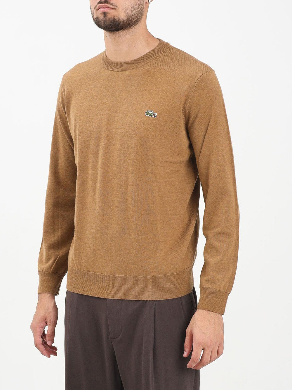 Pullover Lacoste da Uomo - Marrone