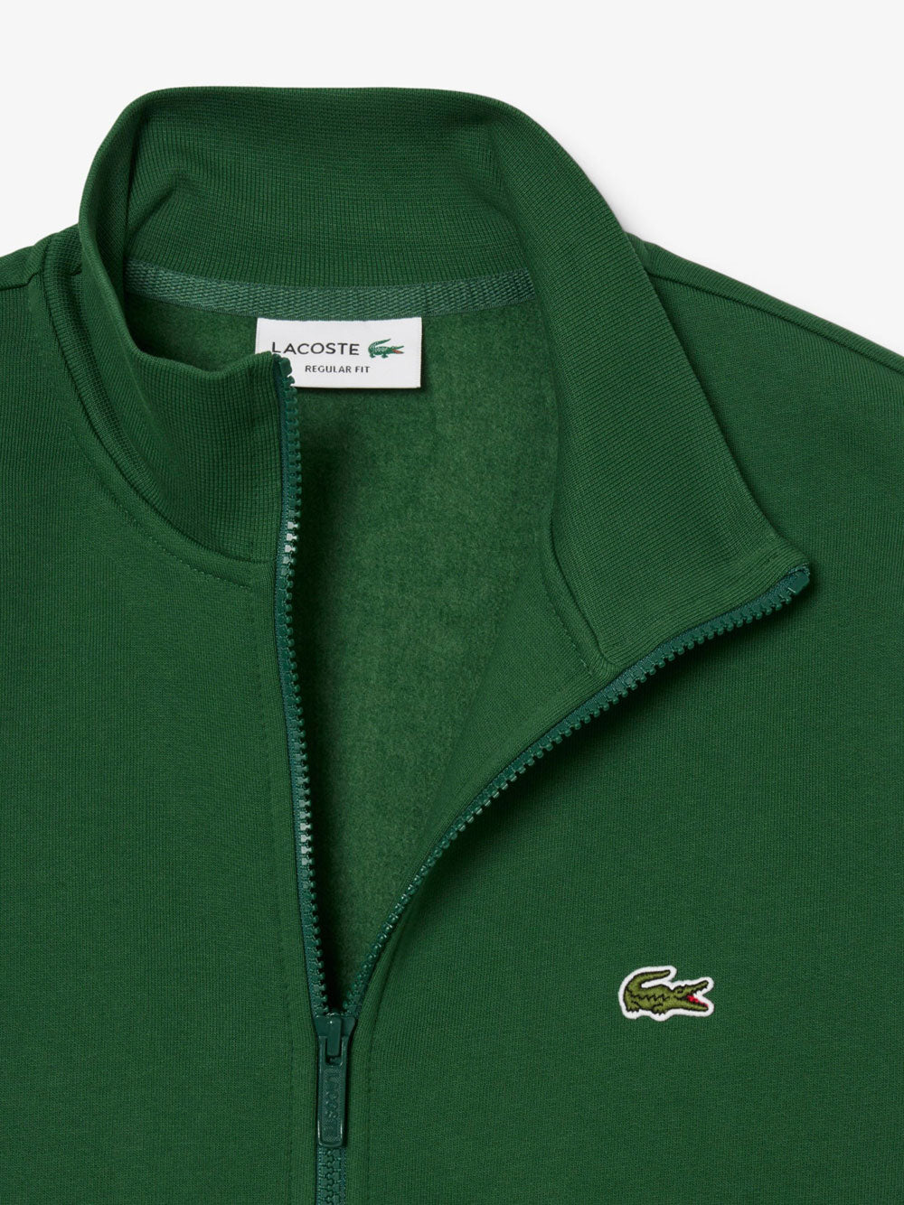 Felpa Zip Lacoste da Uomo - Verde