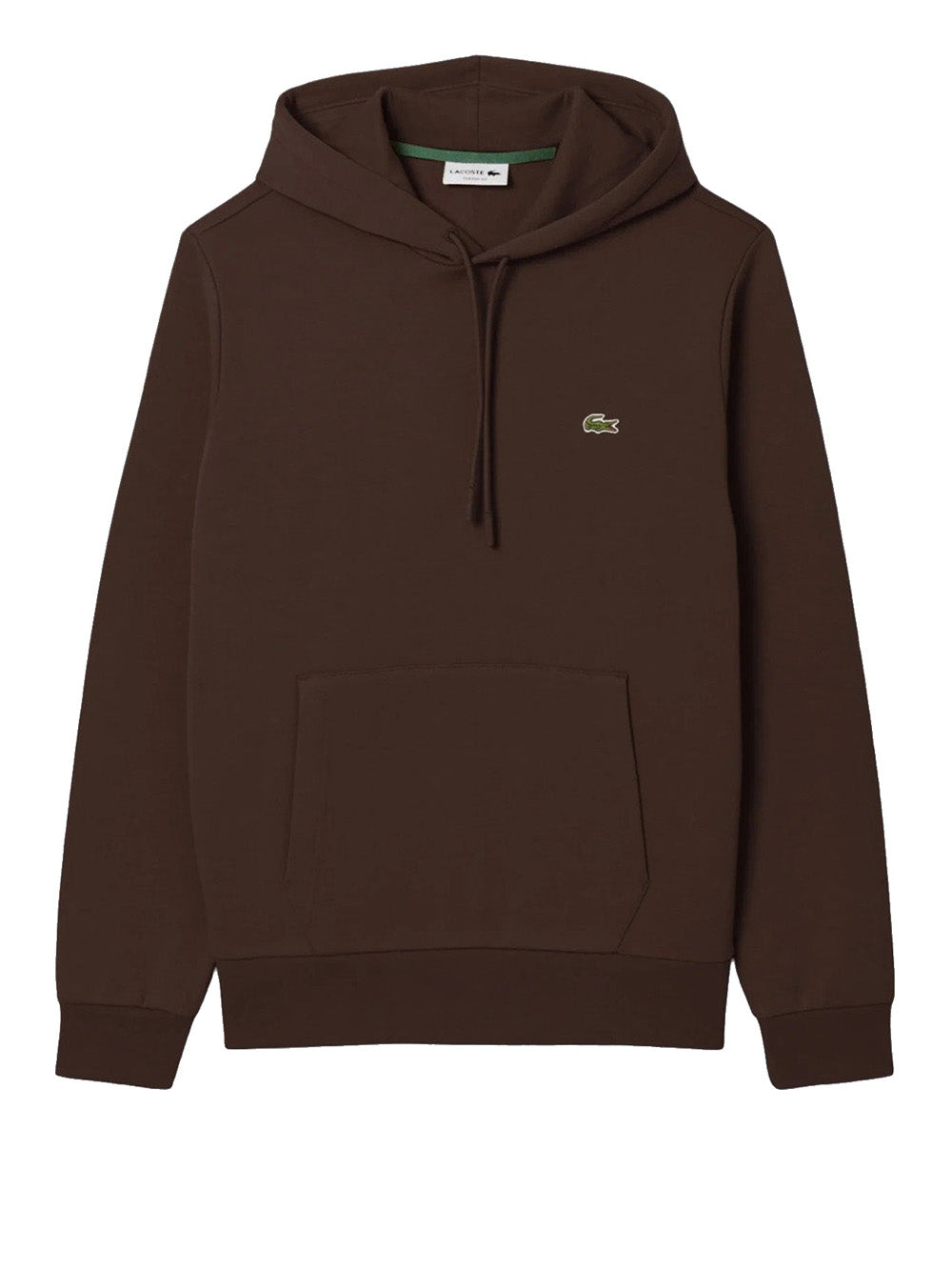 Felpa Cappuccio Lacoste da Uomo - Marrone