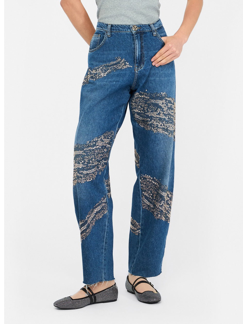 Jeans Carrot Liu Jo Balloon da Donna - Denim