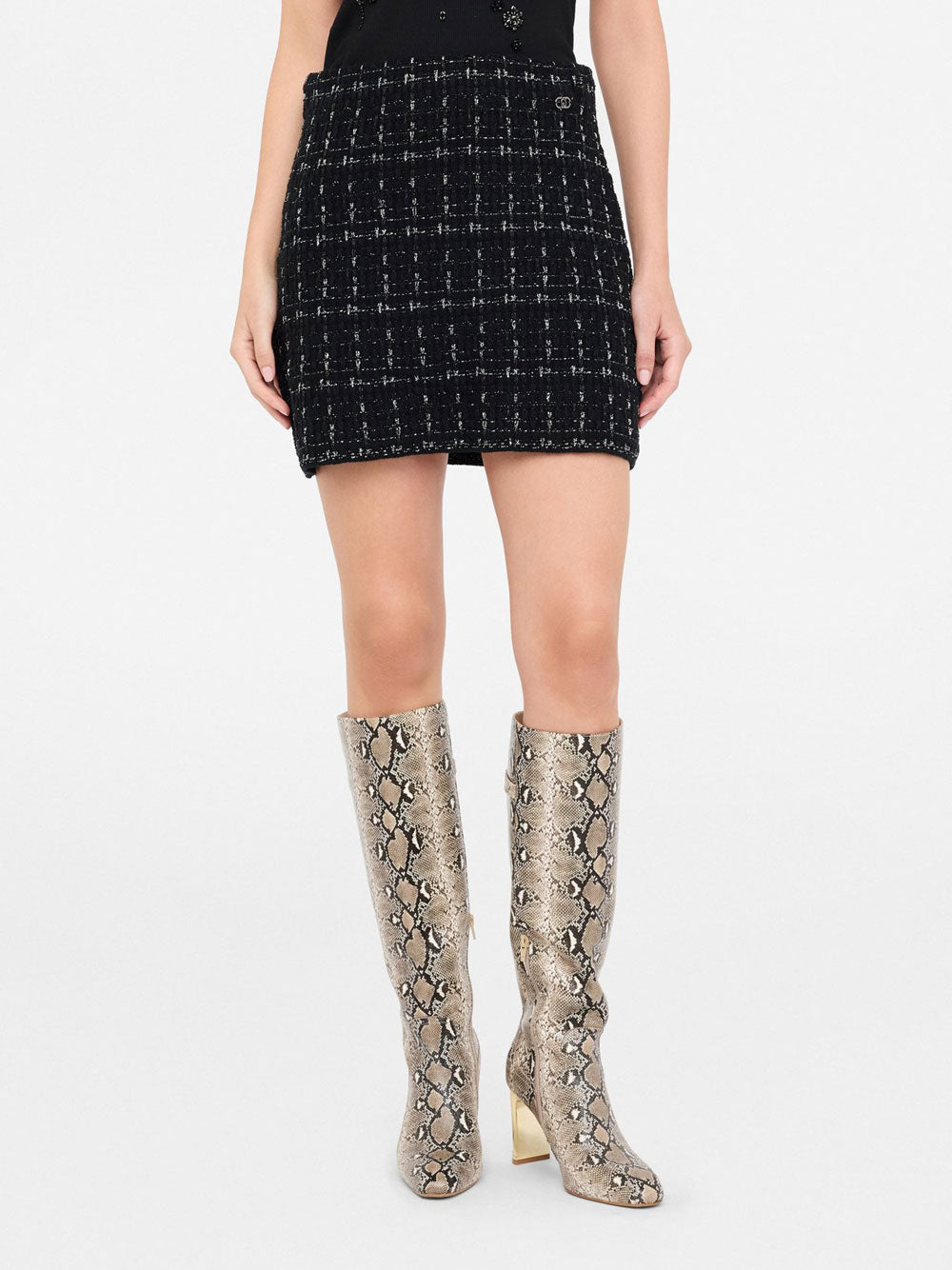 Gonna Mini Liu Jo da Donna - Nero