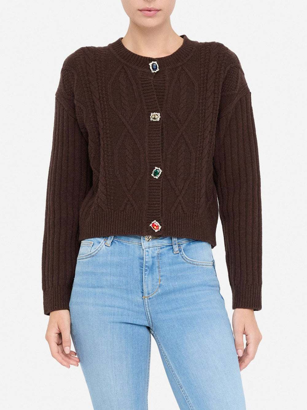 Cardigan Liu Jo da Donna - Marrone