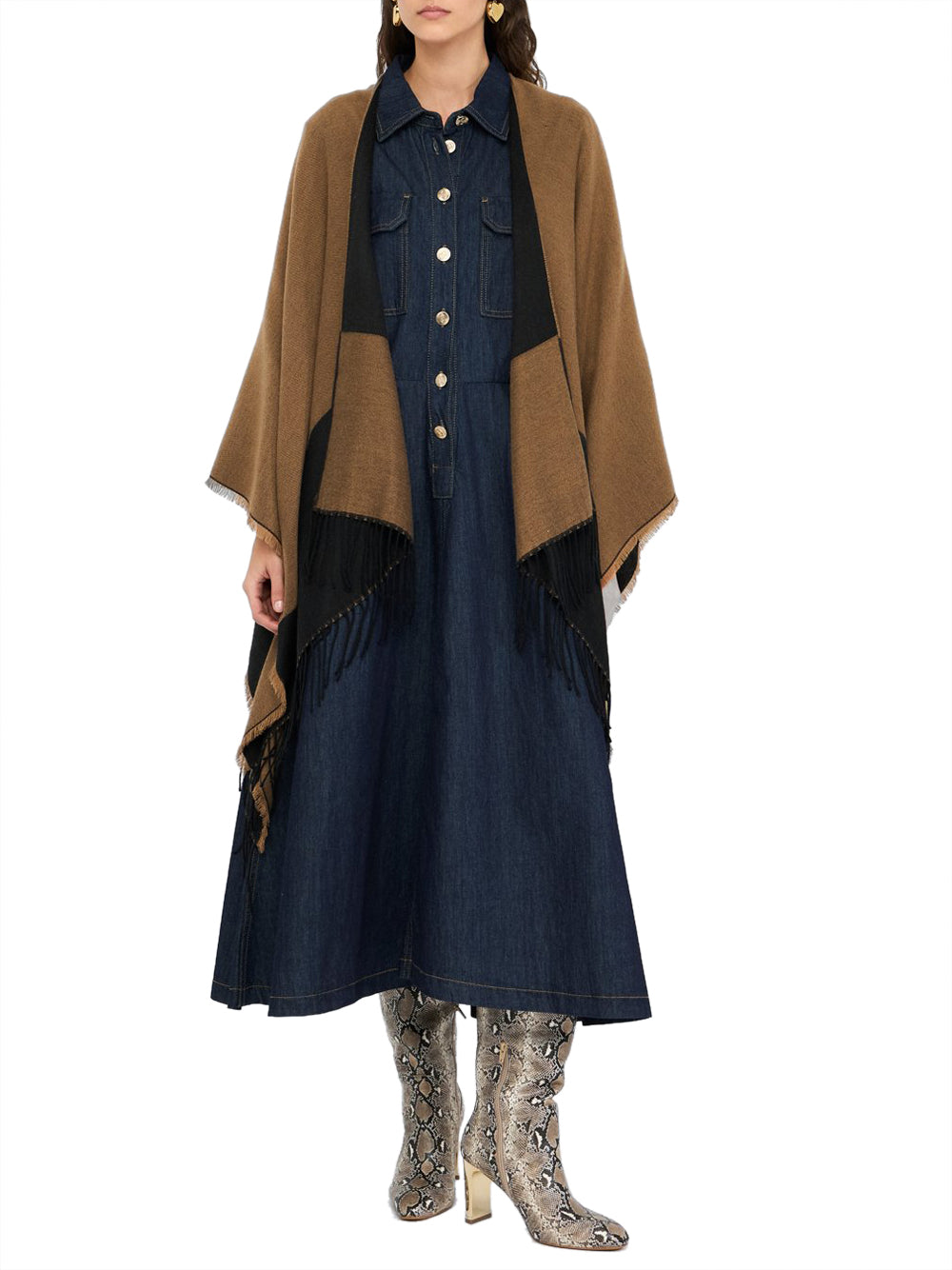 Liu Jo Liu Jo Poncho Donna Mod. 2F5031 T0300 00070 Fantasia Multicolore