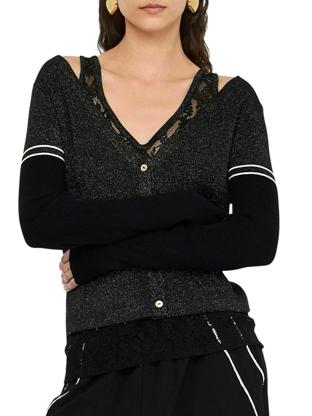 Liu Jo Liu Jo Maglia Donna Mod. TF5027 MS49I A4348 Nero