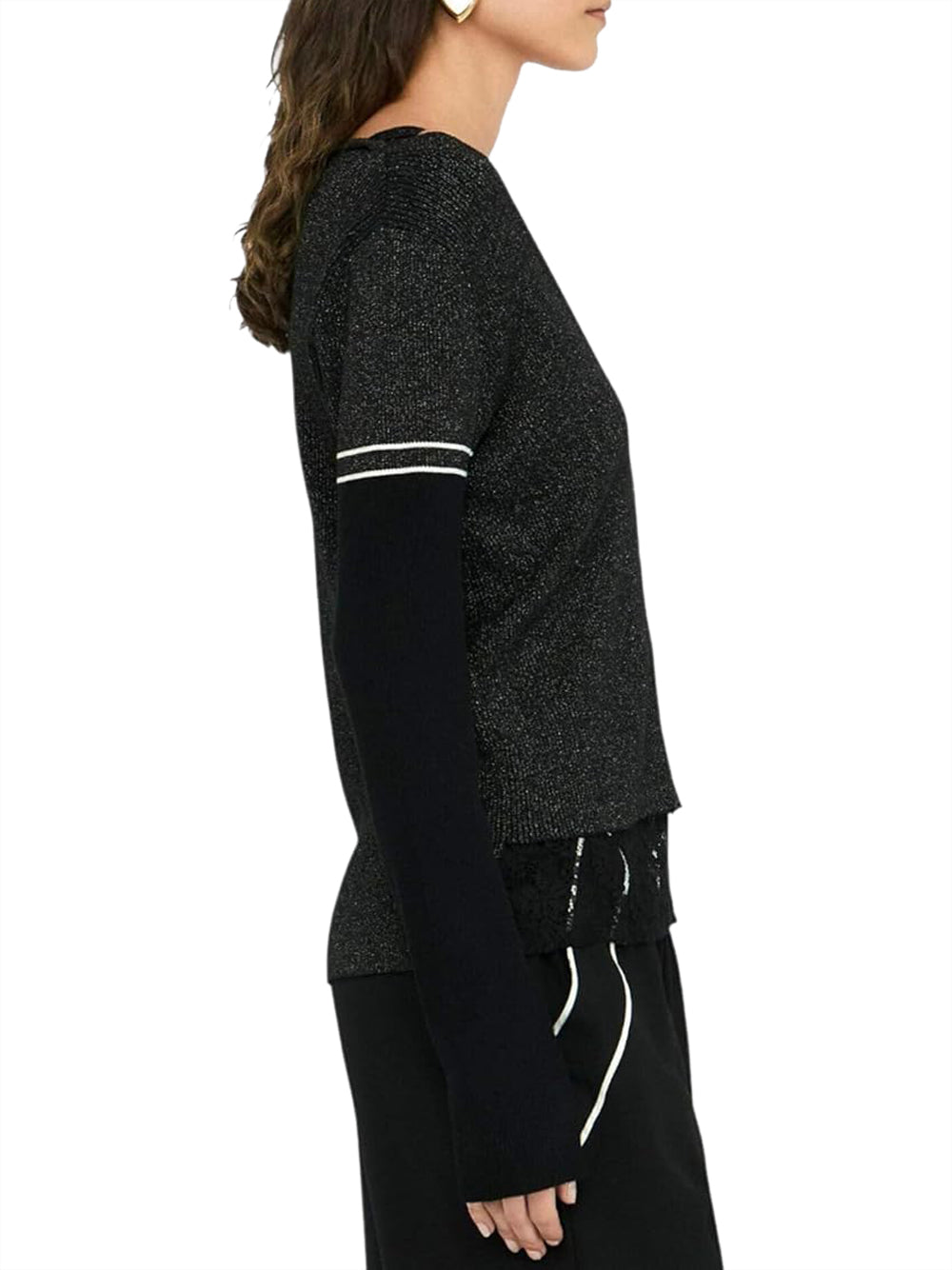 Liu Jo Liu Jo Maglia Donna Mod. TF5027 MS49I A4348 Nero