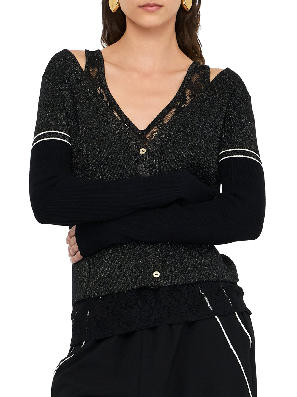Liu Jo Liu Jo Maglia Donna Mod. TF5027 MS49I A4348 Nero