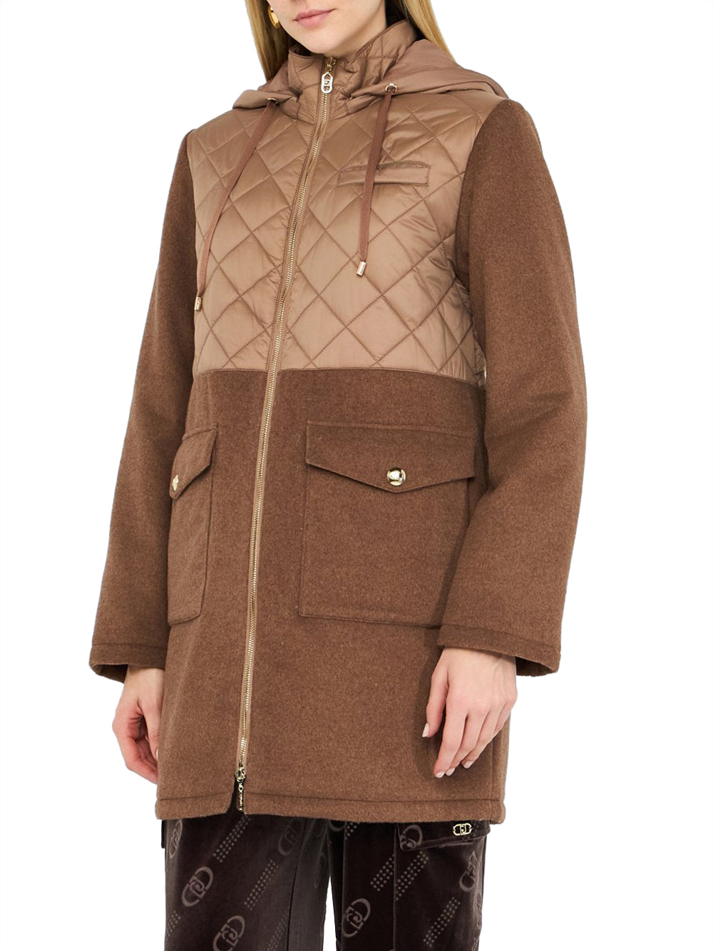 Liu Jo Liu Jo Cappotto Donna Mod. TF5035 TS110 81324 Cioccolato