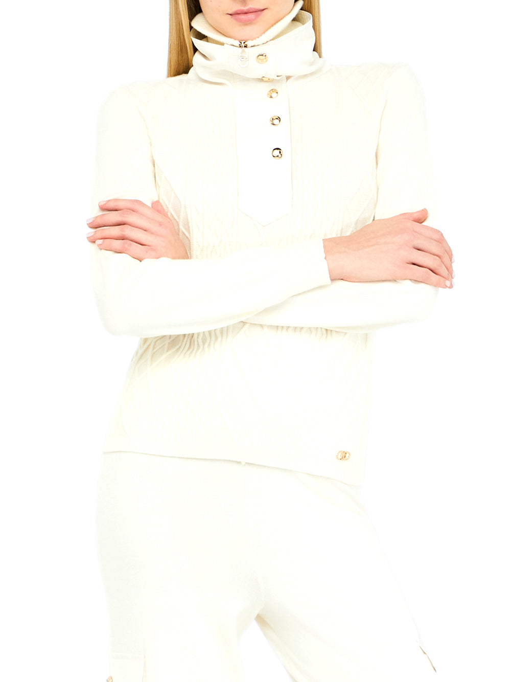 Liu Jo Liu Jo Maglia Donna Mod. TF5039 MS75L 10103 Latte Bianco