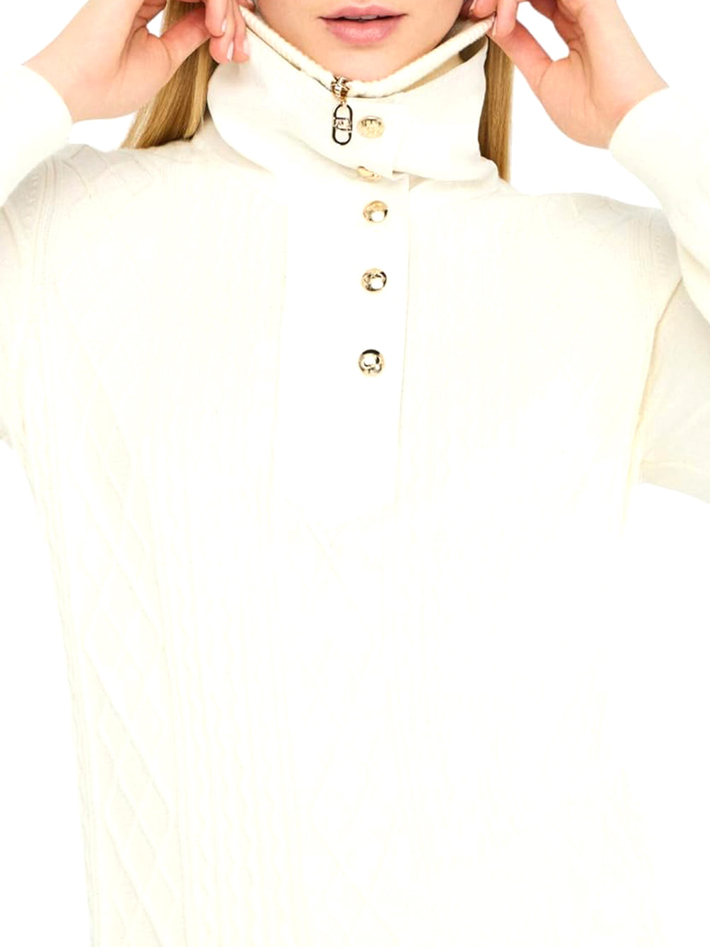 Liu Jo Liu Jo Maglia Donna Mod. TF5039 MS75L 10103 Latte Bianco