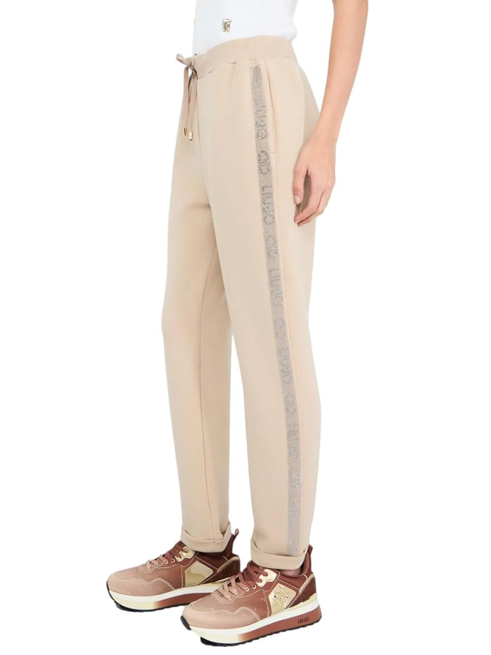 Liu Jo Liu Jo Pantalone Donna Mod. TF5093 J4616 60906 Champagne Avorio