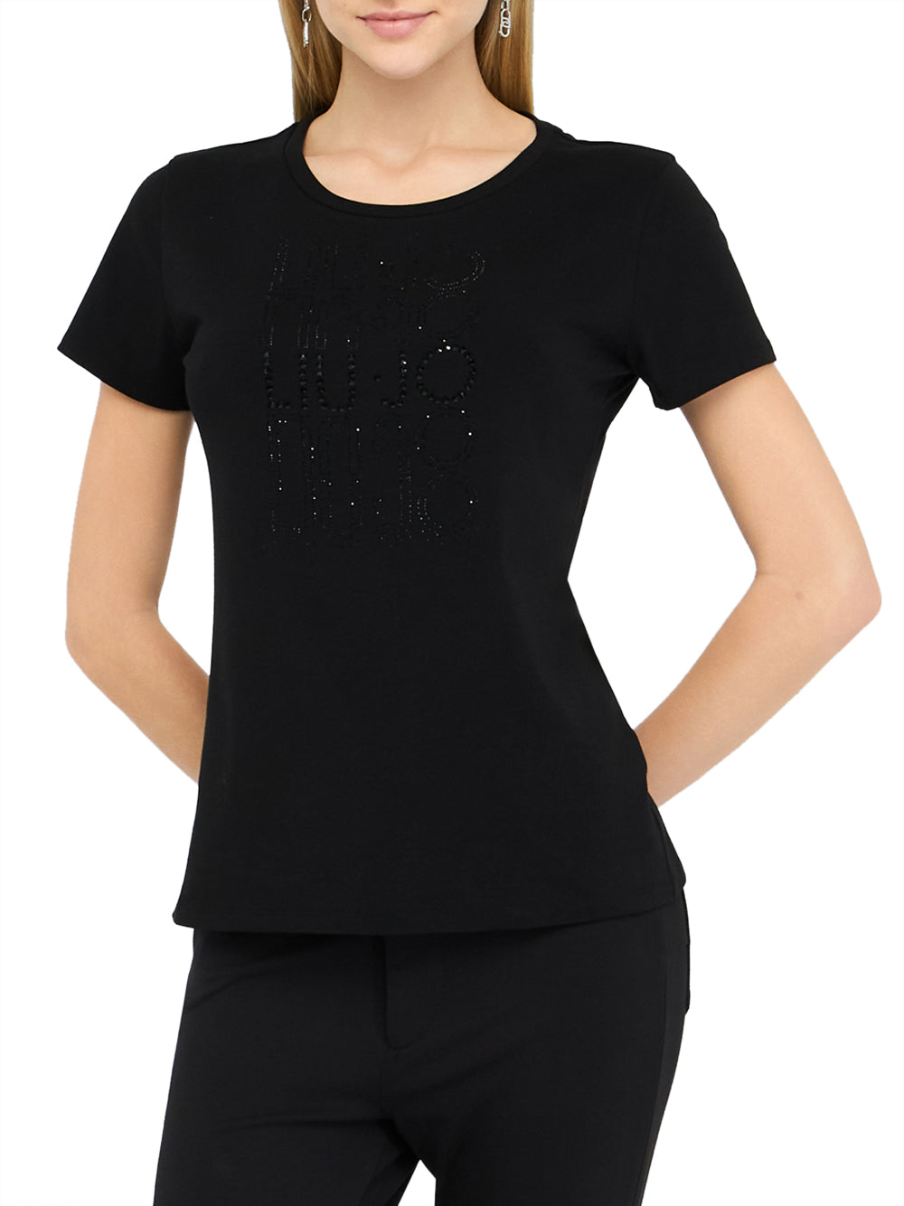 Liu Jo Liu Jo T-shirt Donna Mod. TF5166 JS003 T9503 Nero