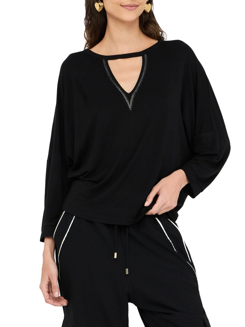 Liu Jo Liu Jo T-shirt Donna Mod. TF5185 JS360 22222 Nero