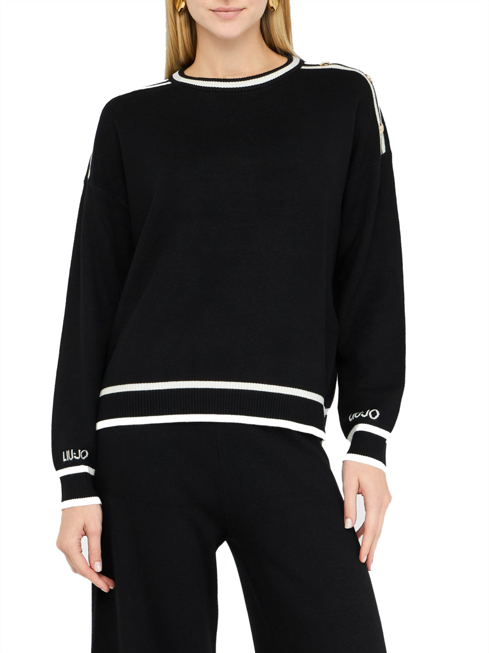 Liu Jo Liu Jo Maglia Donna Mod. TF5230 MS59L 03N66 Nero