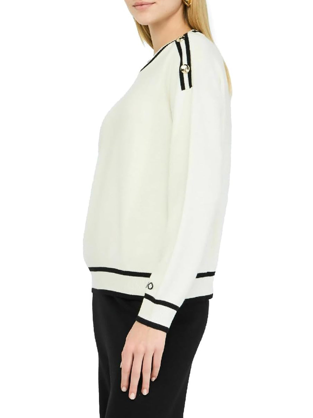 Liu Jo Liu Jo Maglia Donna Mod. TF5230 MS59L 03N76 Latte Bianco