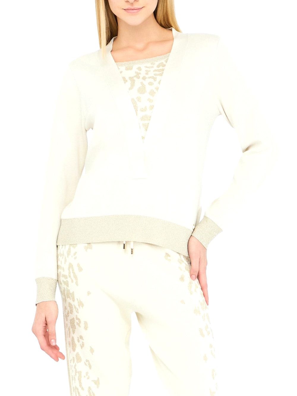 Liu Jo Liu Jo Maglia Donna Mod. TF5254 MS49I A4351 Latte Bianco