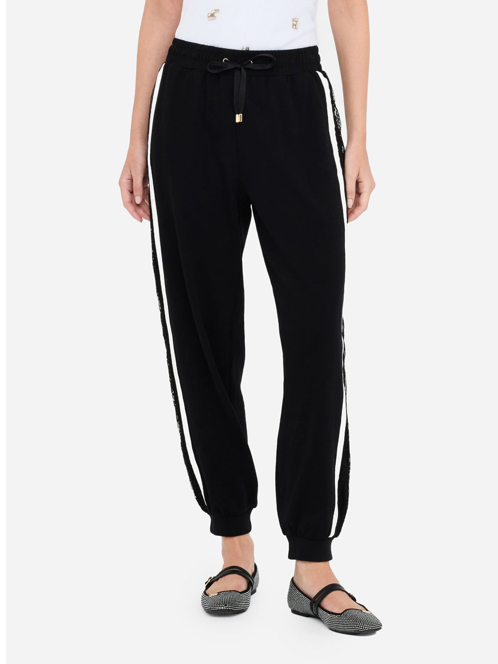 Pantalone Jogger Liu Jo da Donna - Nero