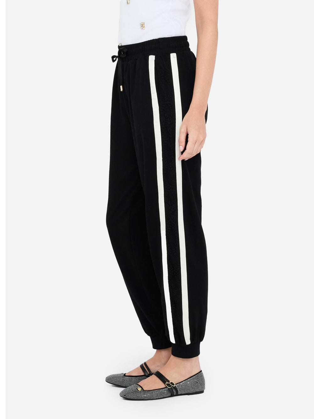 Pantalone Jogger Liu Jo da Donna - Nero
