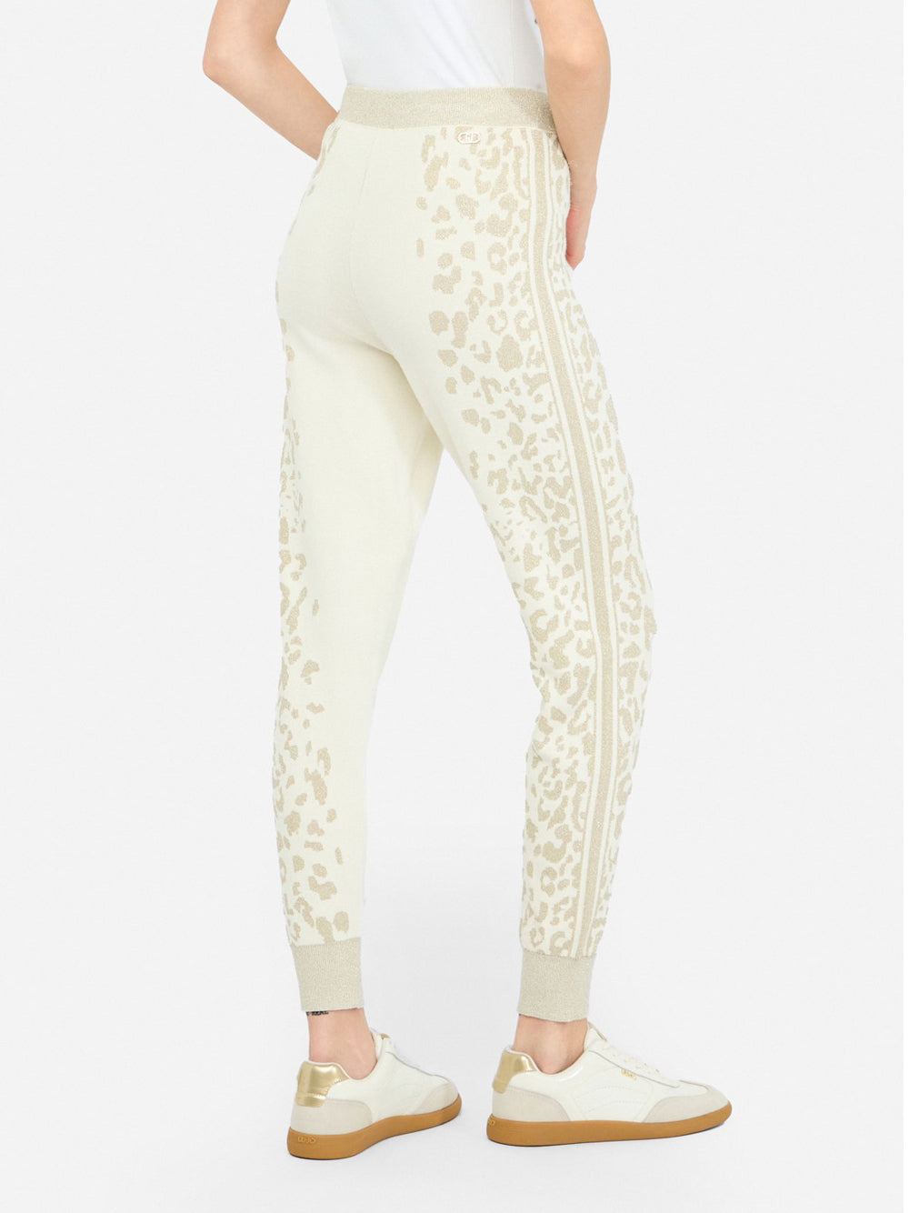 Pantalone Jogger Liu Jo da Donna - Avorio