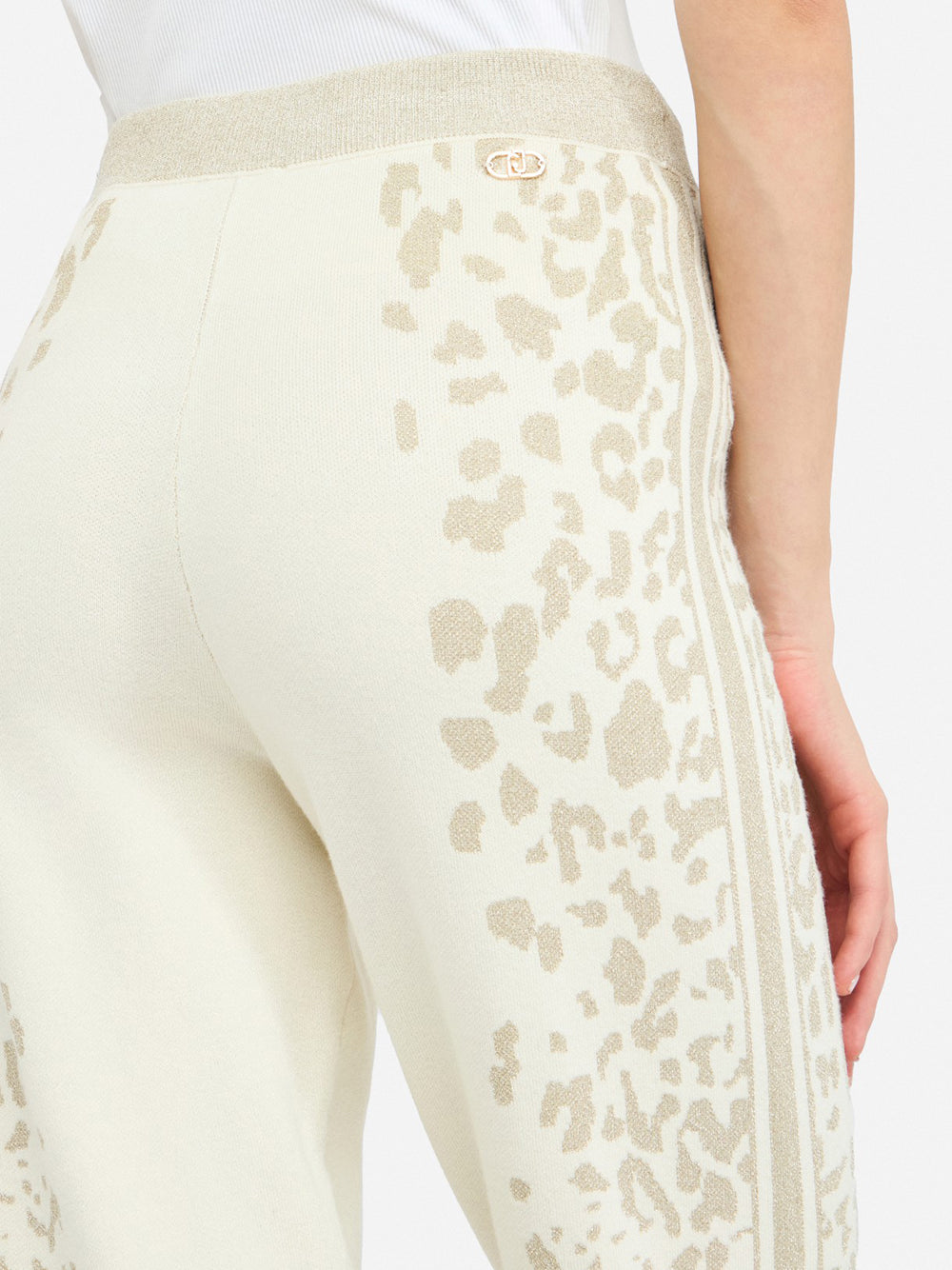 Pantalone Jogger Liu Jo da Donna - Avorio