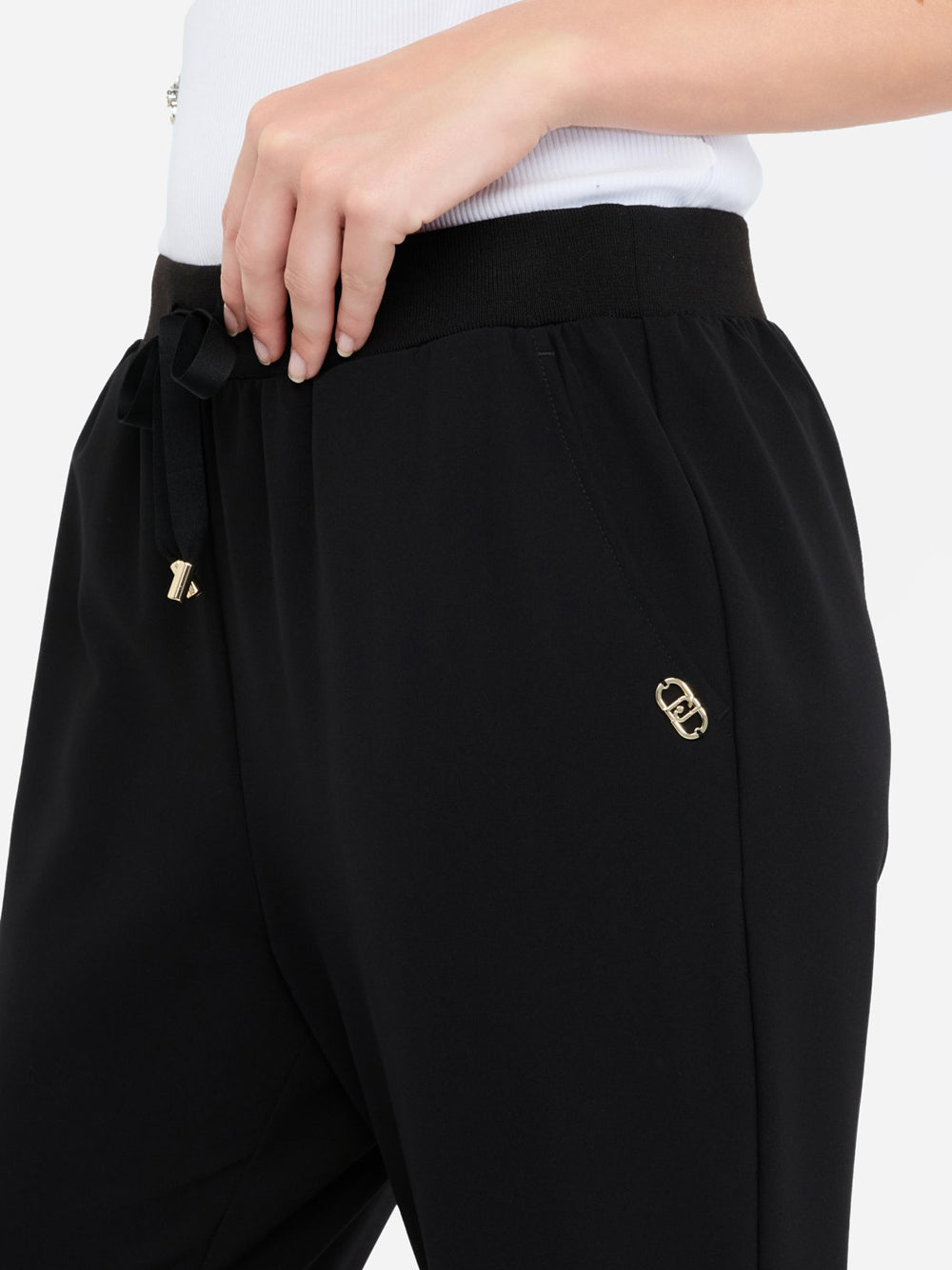 Pantalone Jogger Liu Jo da Donna - Nero