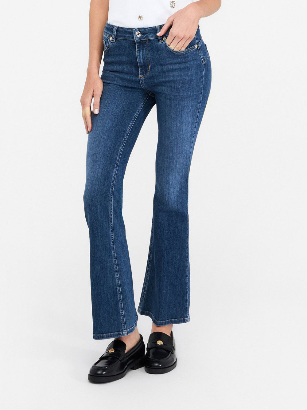 Jeans a Zampa Liu Jo da Donna - Denim
