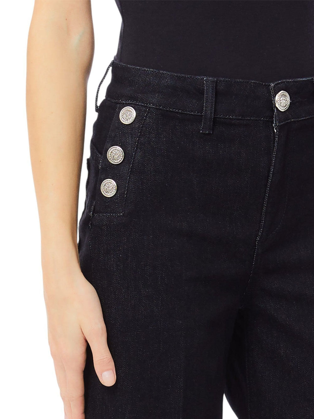 Jeans a Zampa Liu Jo da Donna - Nero