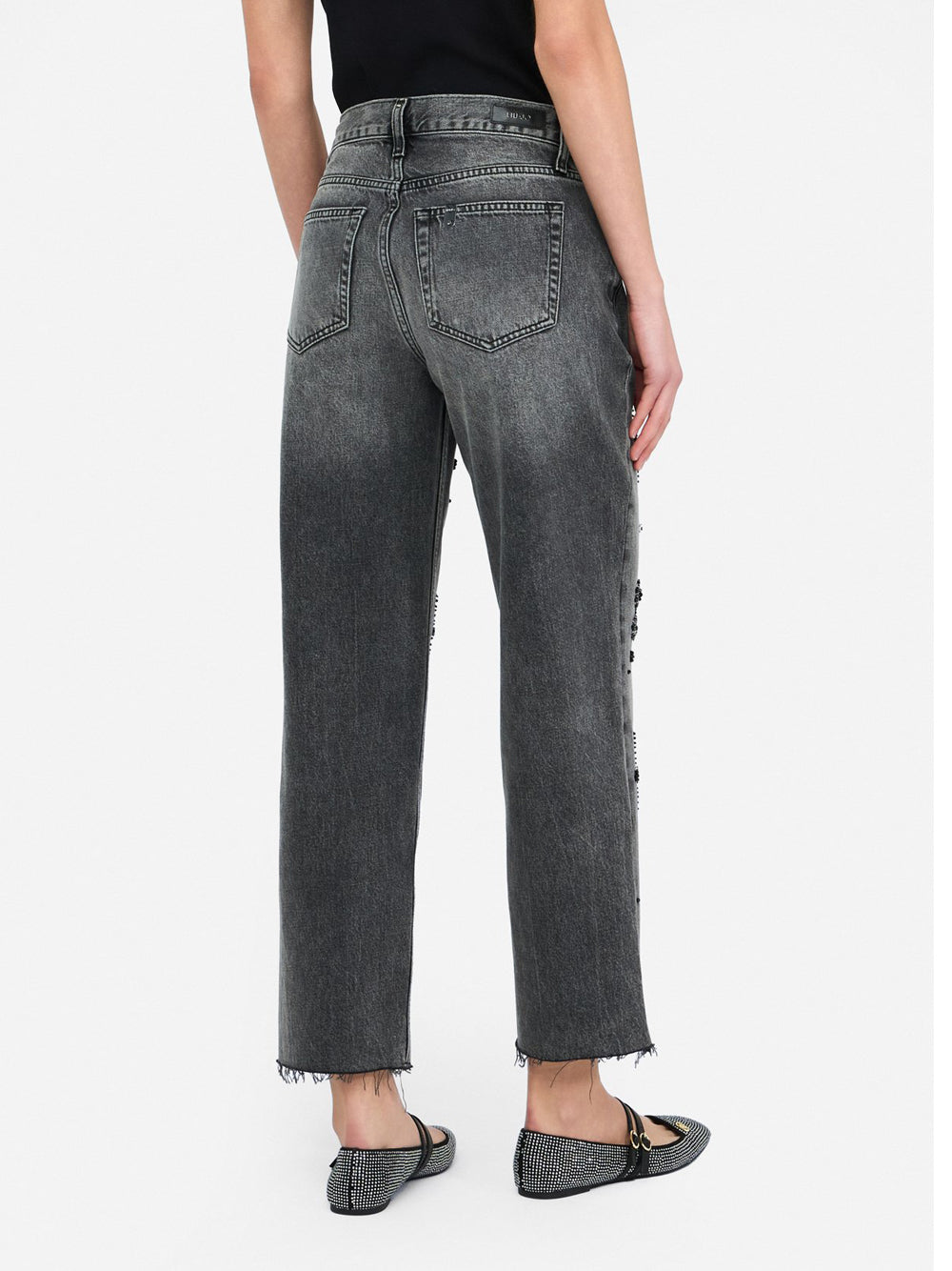 Jeans Straight Liu Jo da Donna - Nero