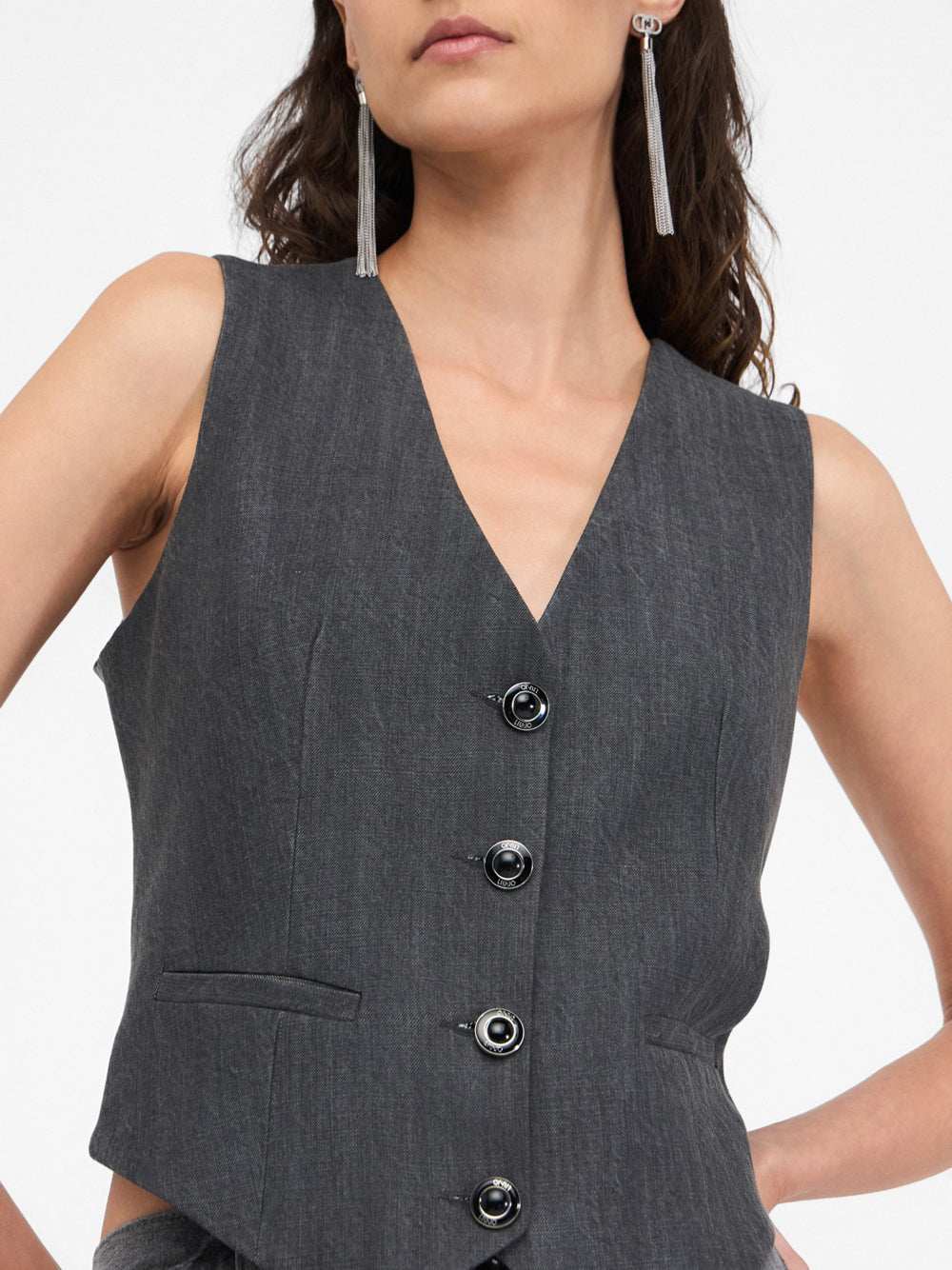 Gilet Liu Jo da Donna - Grigio