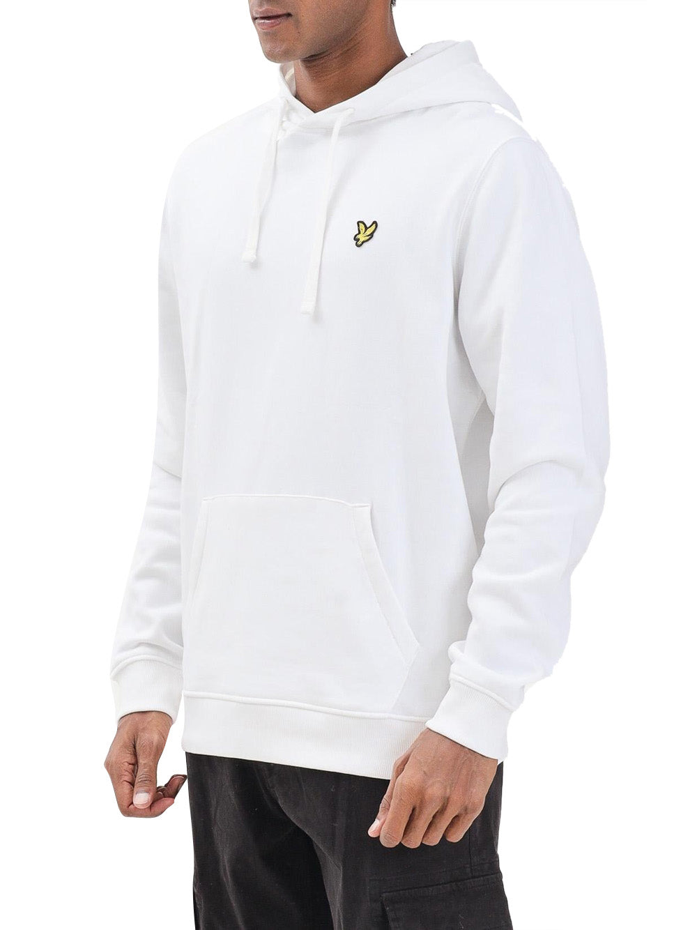 Felpa Cappuccio Lyle & Scott da Uomo - Bianco
