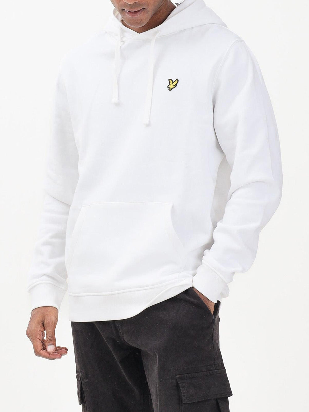 Felpa Cappuccio Lyle & Scott da Uomo - Bianco