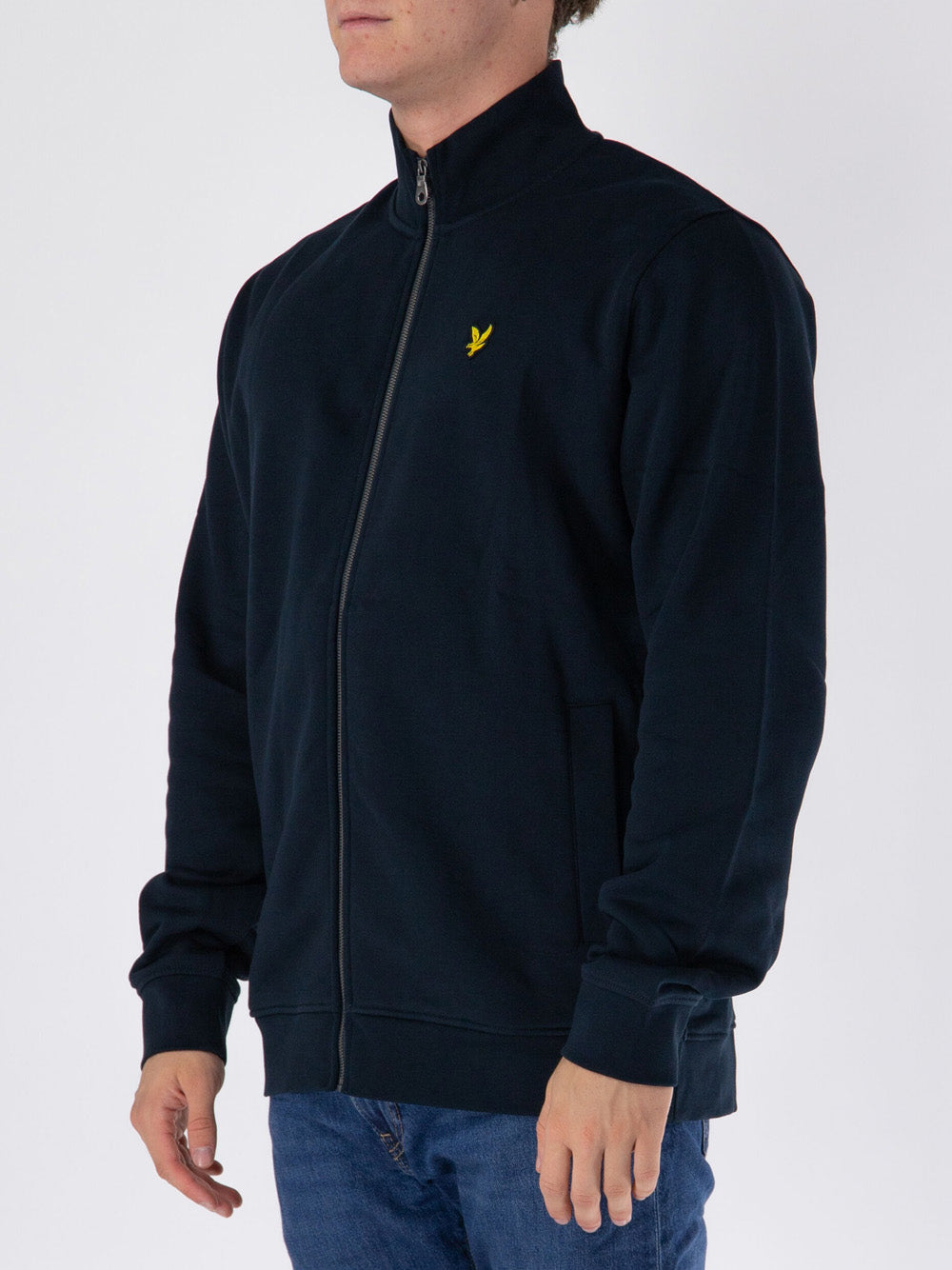 Felpa Zip Lyle & Scott da Uomo - Blu