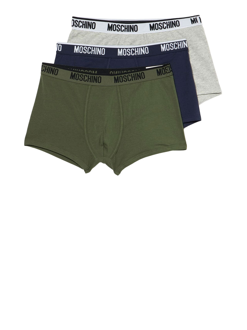 Love Boxer Moschino da Uomo - Grigio Blu Verde Multicolore