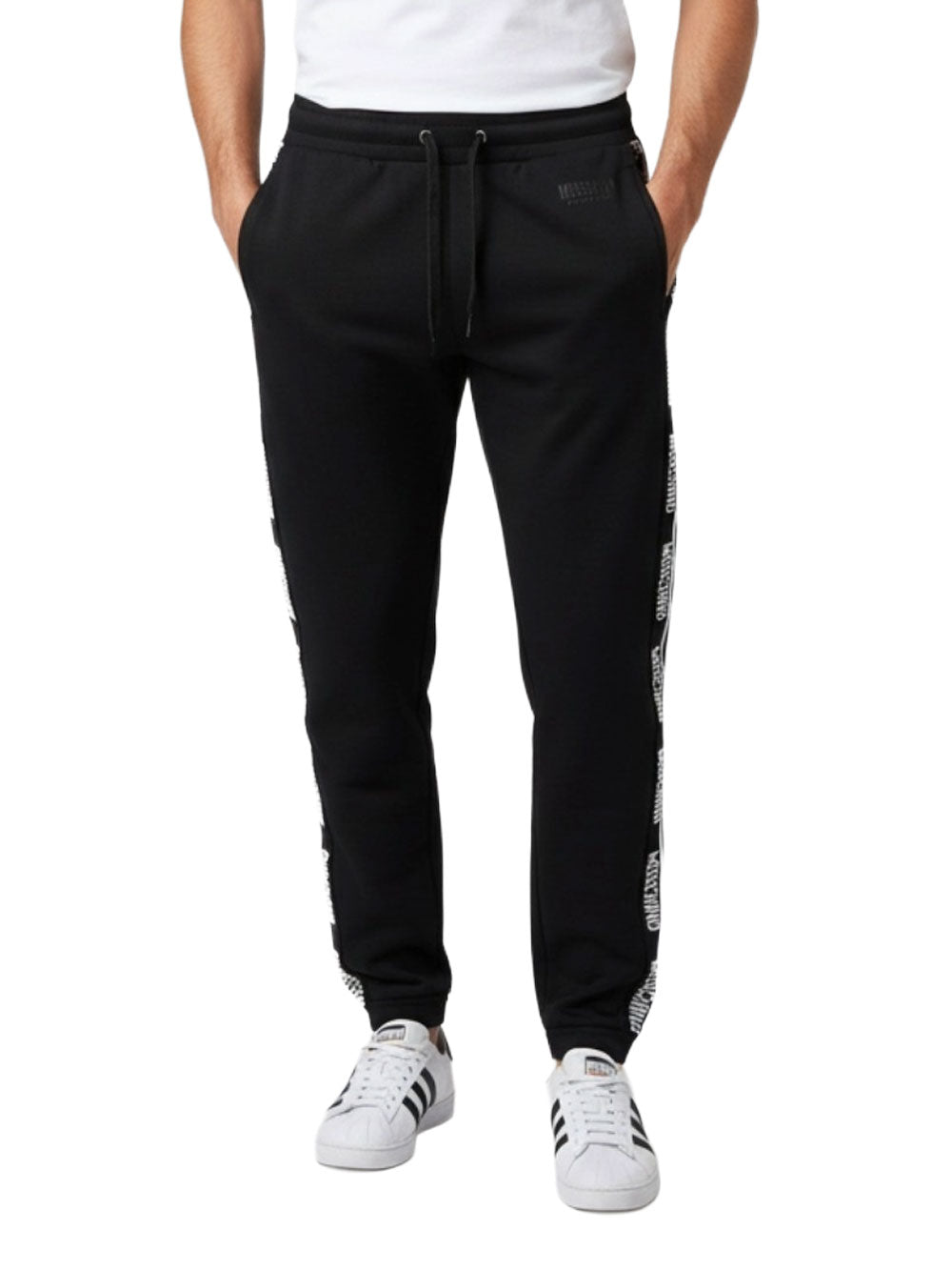 Love Pantalone Tuta Moschino da Uomo - Nero
