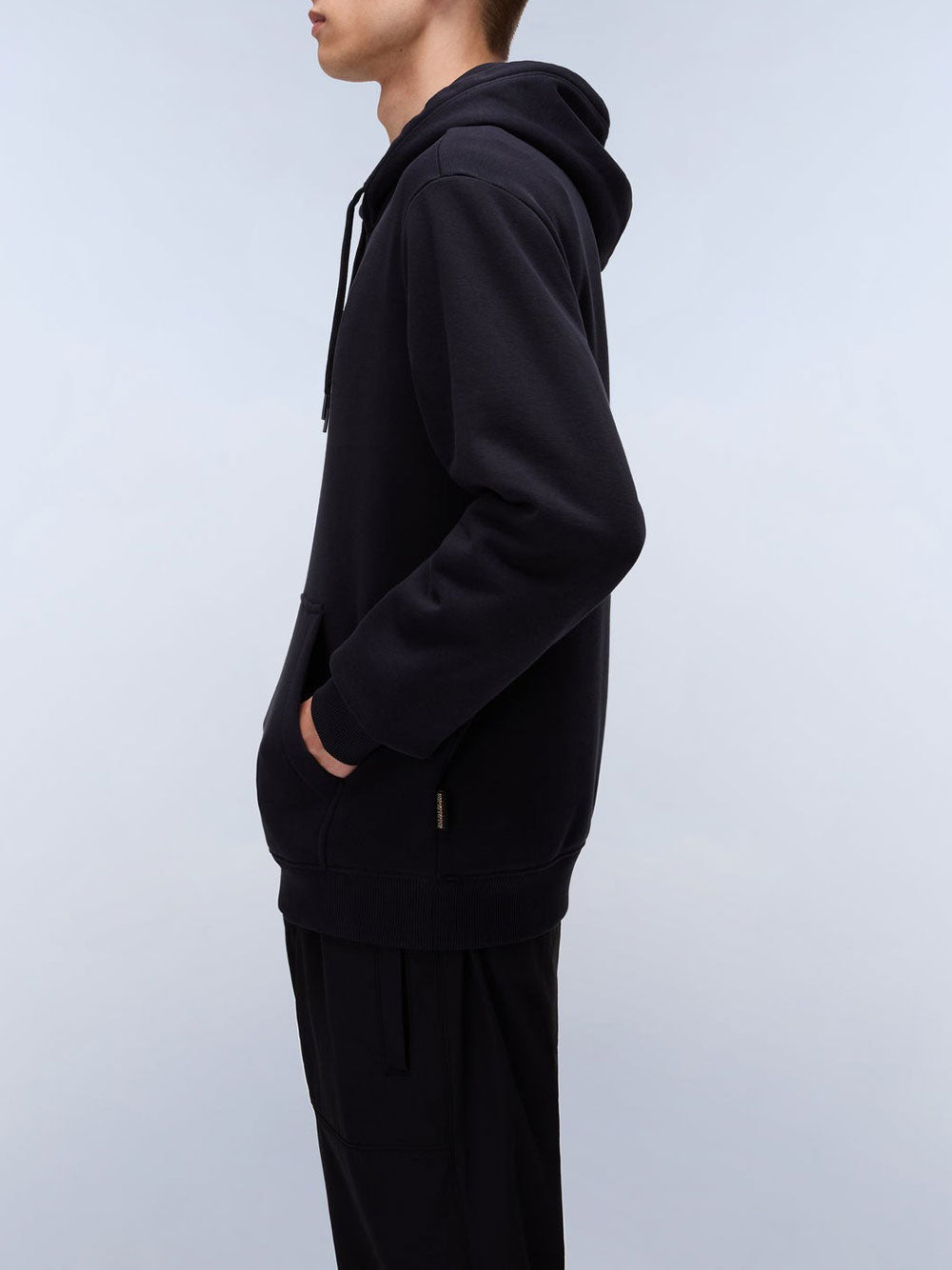 Felpa Cappuccio Napapijri da Uomo - Nero