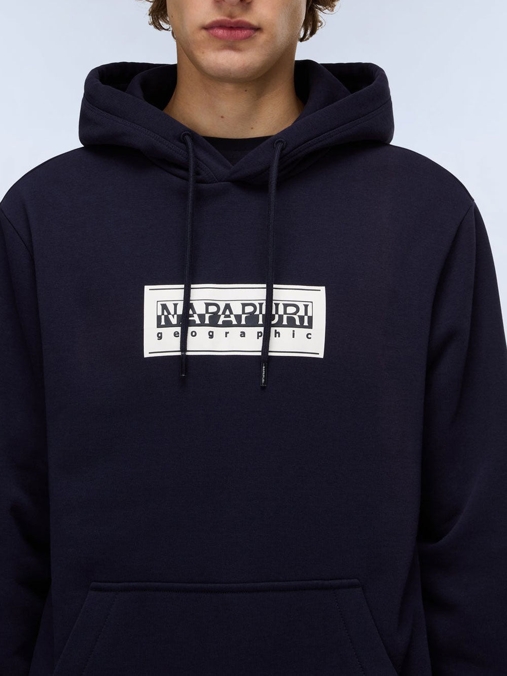 Felpa Cappuccio Napapijri da Uomo - Blu