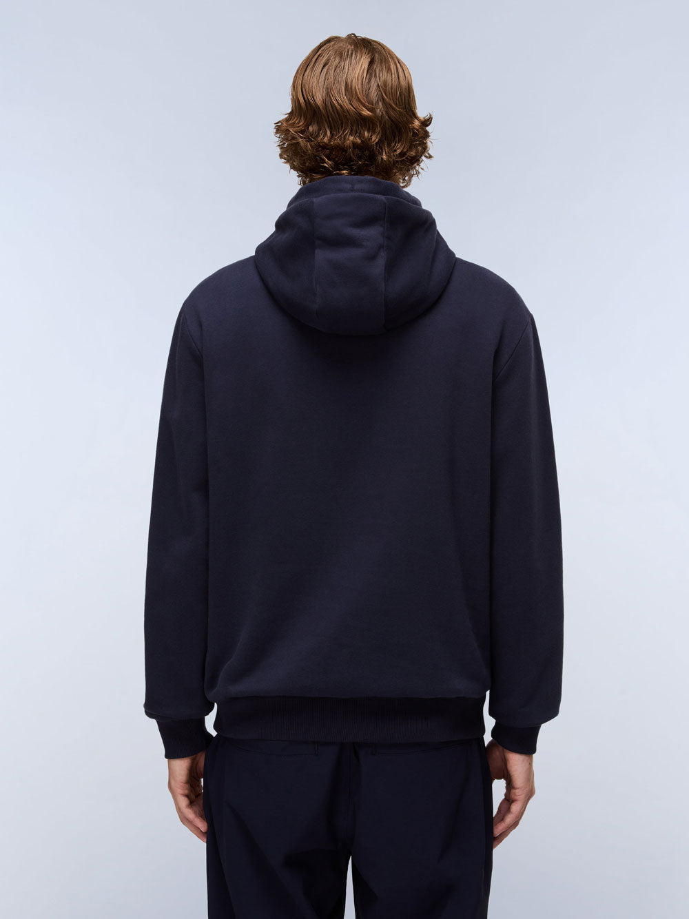 Felpa Cappuccio Napapijri Burgee da Uomo - Blu