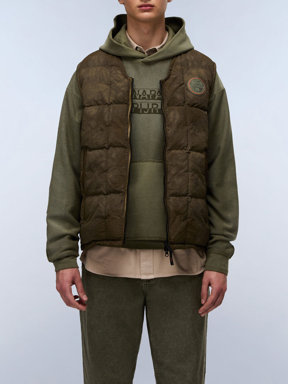 Smanicato Napapijri Vajolet da Uomo - Verde