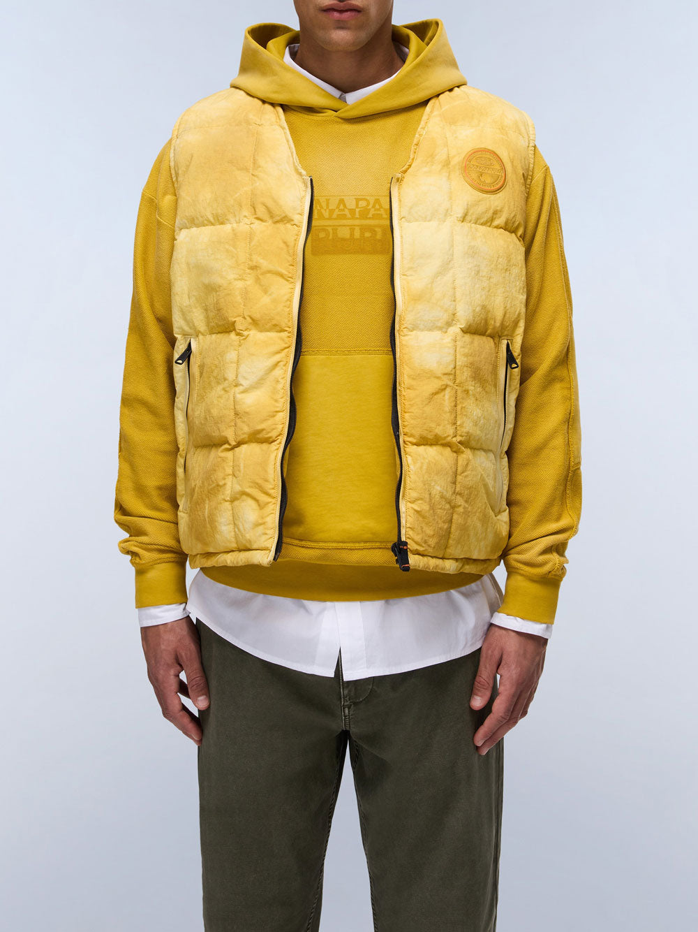 Smanicato Napapijri Vajolet da Uomo - Giallo