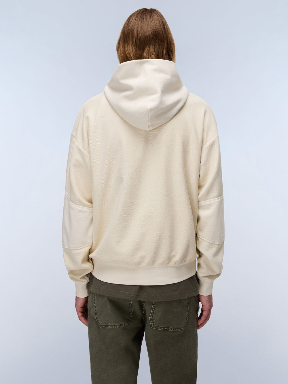 Felpa Cappuccio Napapijri Comel da Uomo - Avorio