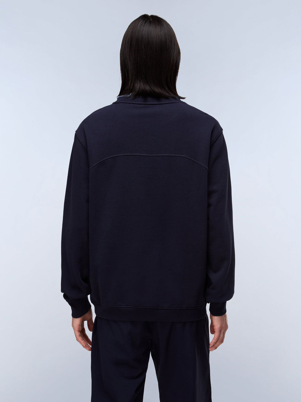 Felpa Napapijri Badge C 1 da Uomo - Blu