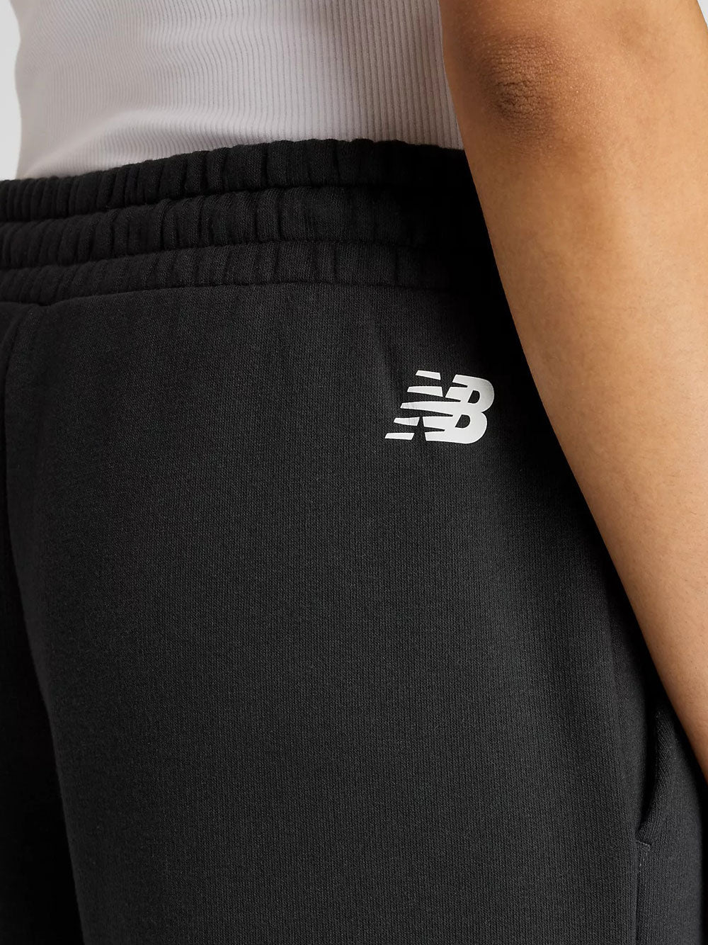 Pantalone Tuta New Balance Linear Heritage da Donna - Nero