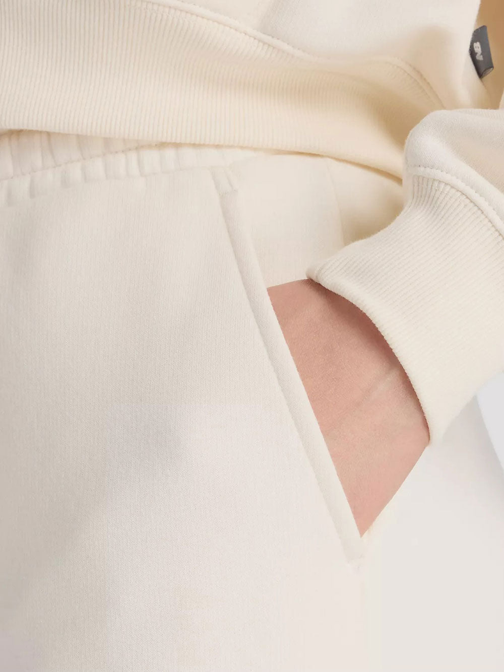 Pantalone Tuta New Balance Linear Heritage da Donna - Avorio