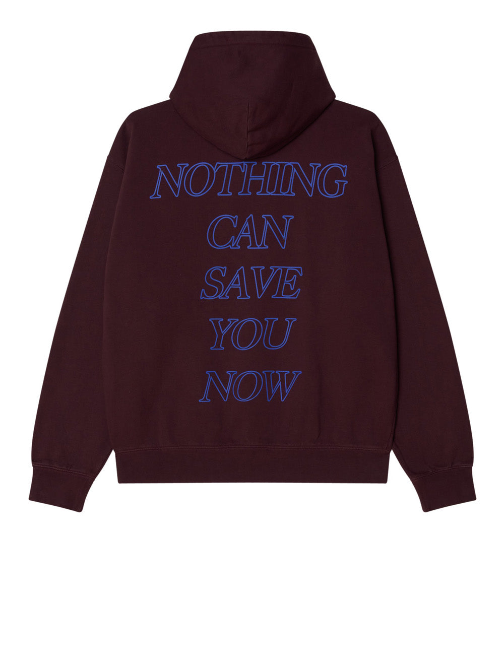 Felpa Cappuccio Obey Bad Seeds Faded Hood da Uomo - Bordeaux